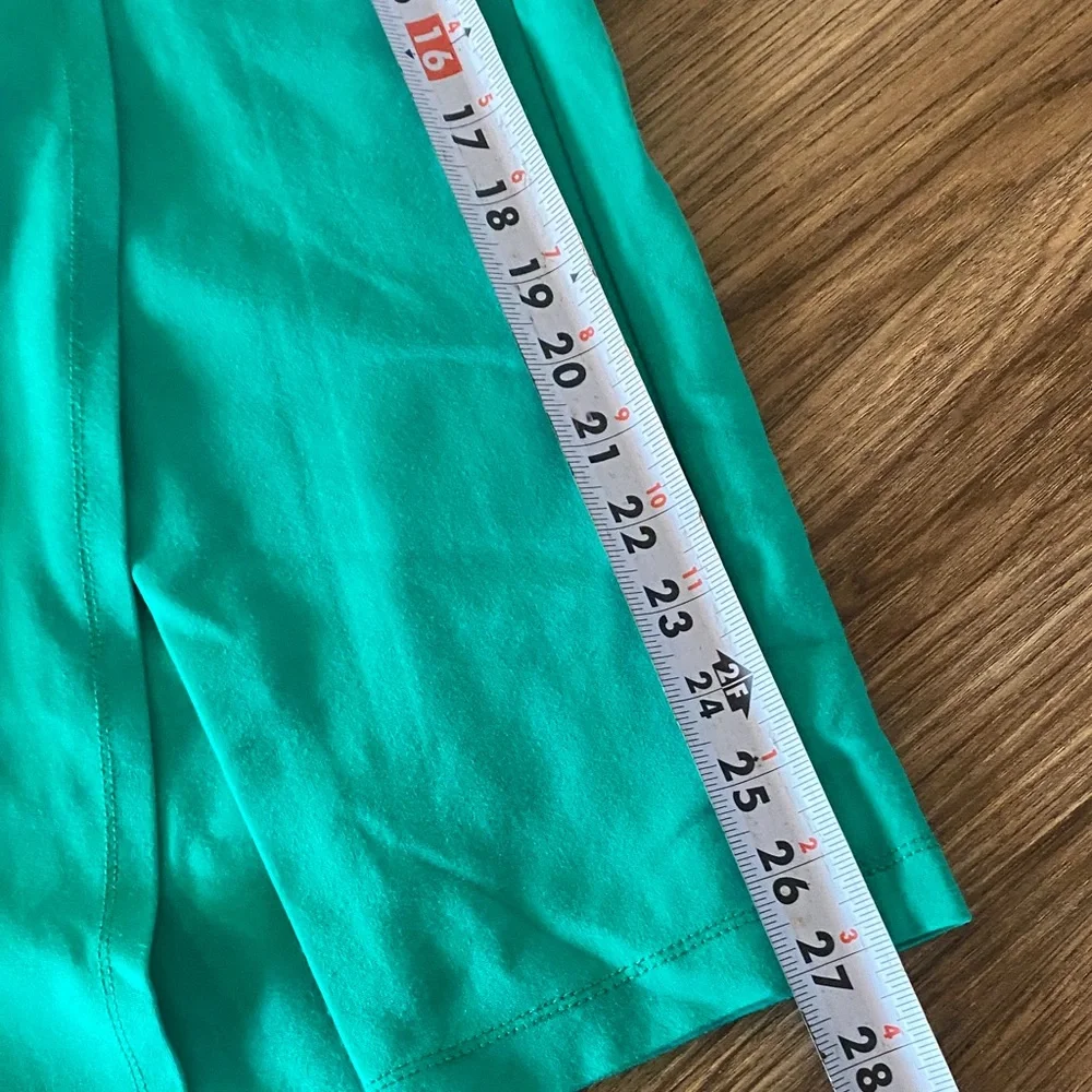 Betabrand Sassiest Crop Pant Green Skirt Overlay Size M. - Picture 7 of 10